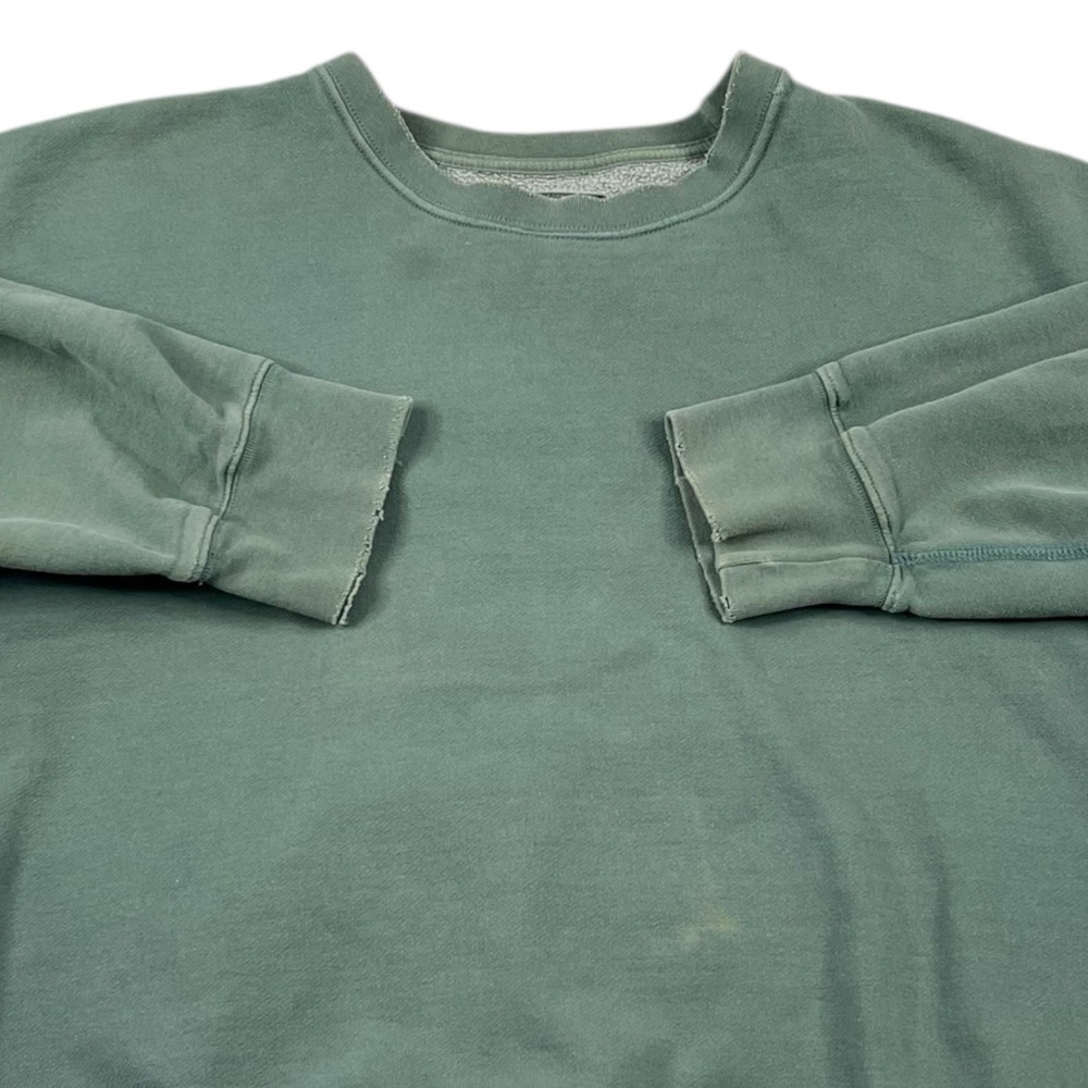 American Eagle Faded Distressed Green Pullover Men's Size Large